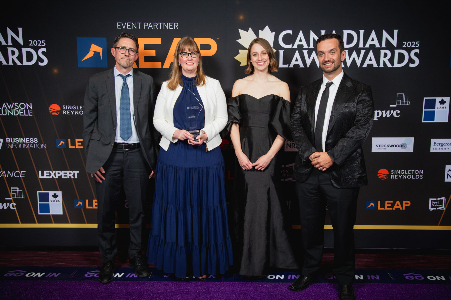 2025 The Singleton Urquhart Reynolds Vogell LLP Award for Construction, Infrastructure and Transportation Law Department of the Year